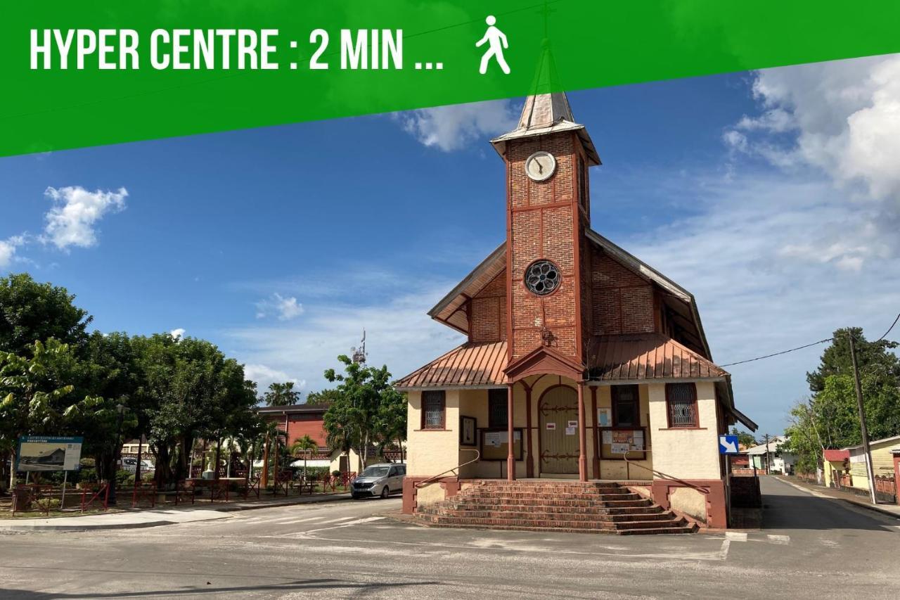 סן לורן דו מארוני Le Carbet Du Centre-Ville - Clim-Centre-Ville-Wifi-Parking-Netflix מראה חיצוני תמונה